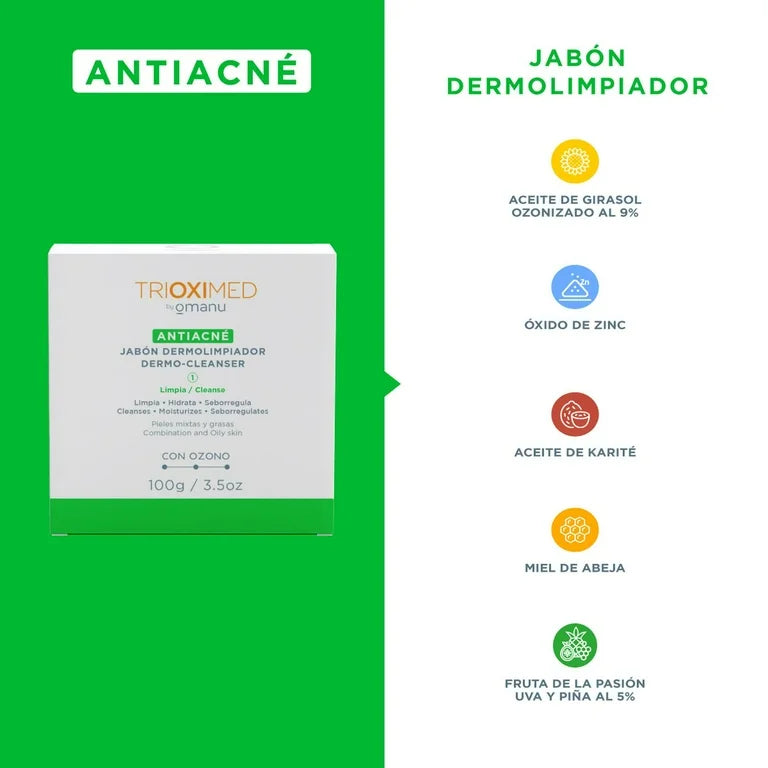 Trioximed Jabón Antiacné Dermolimpiador 100g