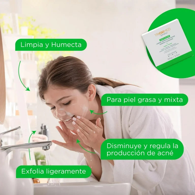 Trioximed Jabón Antiacné Dermolimpiador 100g