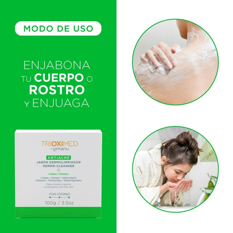 Trioximed Jabón Antiacné Dermolimpiador 100g
