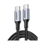 Cable USB-C a USB-C | 1 Metro | Carga Rápida 100W,  Transfer de datos 480 Mbps | Color Negro.