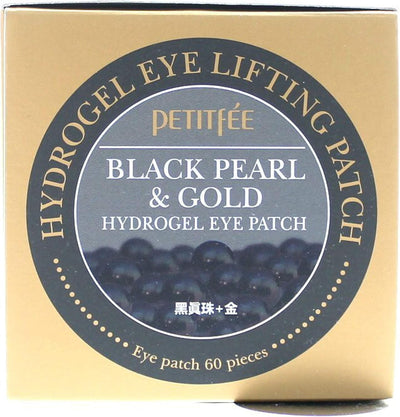 Petitfee Black Pearl & Gold Hydrogel Eye Patch 60 parches