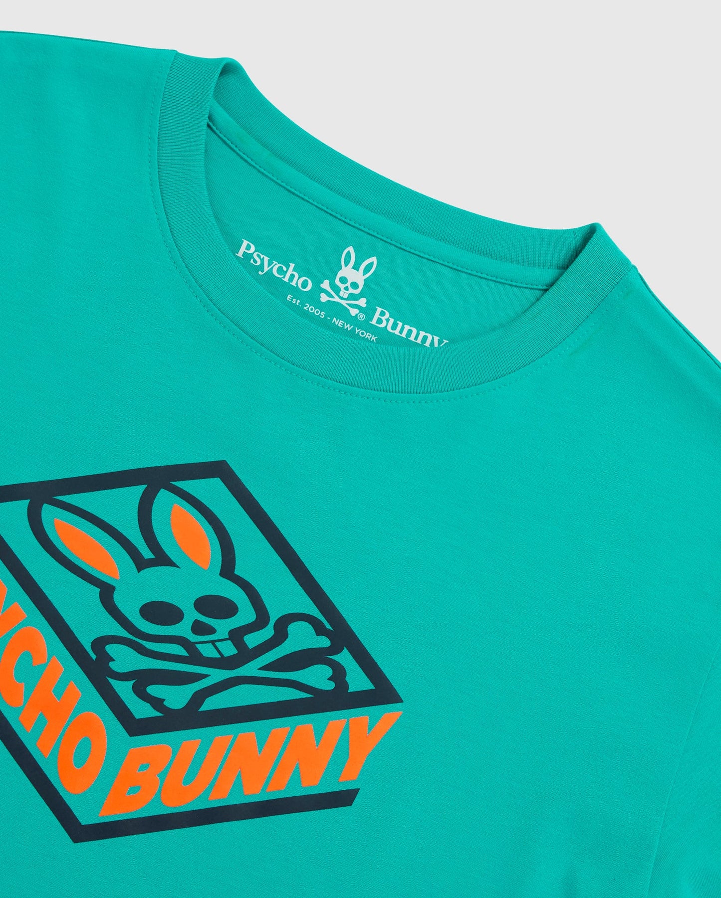 Psycho Bunny Graphic Tee Shirt - Glasson - Miami - Talla L