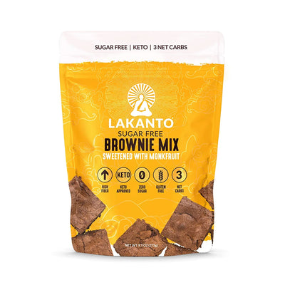 Lakanto Brownie Mix Keto Monkfruit Sin Azúcar Sin Gluten