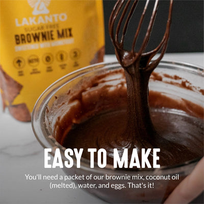 Lakanto Brownie Mix Keto Monkfruit Sin Azúcar Sin Gluten