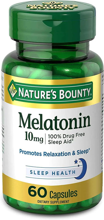 Natures Bounty Melatonin 10 mg 60 capsulas